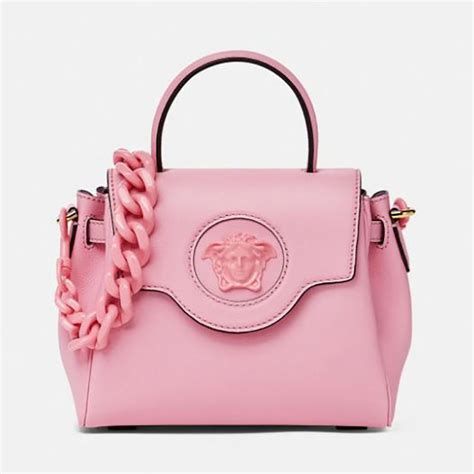 versace purse pink|versace la medusa bag.